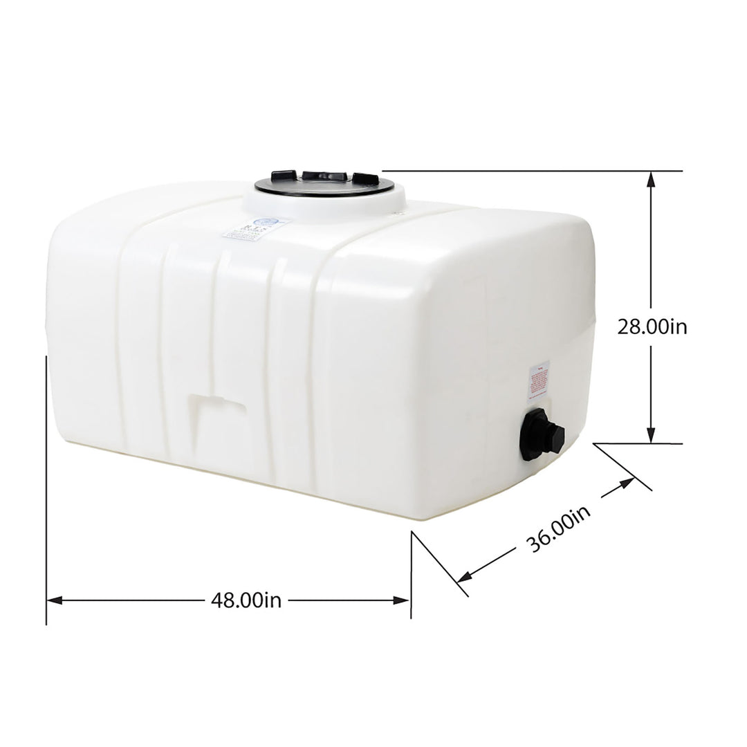 300 Gallon Horizontal Leg Tank | Tank Outfitters